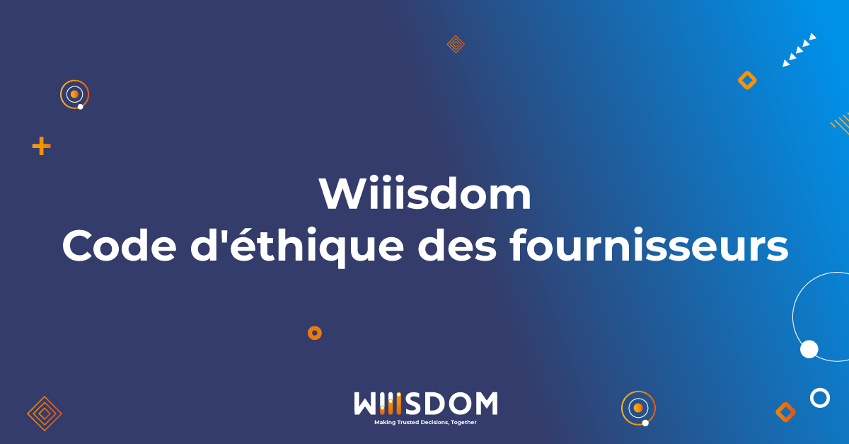 Wiiisdom Code d'éthique des fournisseurs